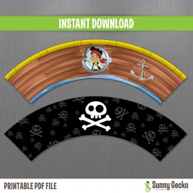 Jake and the Neverland Pirates Cupcake Wrappers